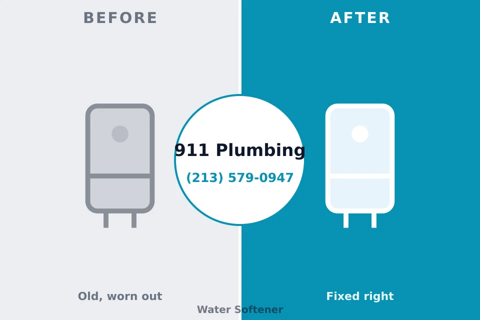 Before and after: plumbing repair Kenova, WV